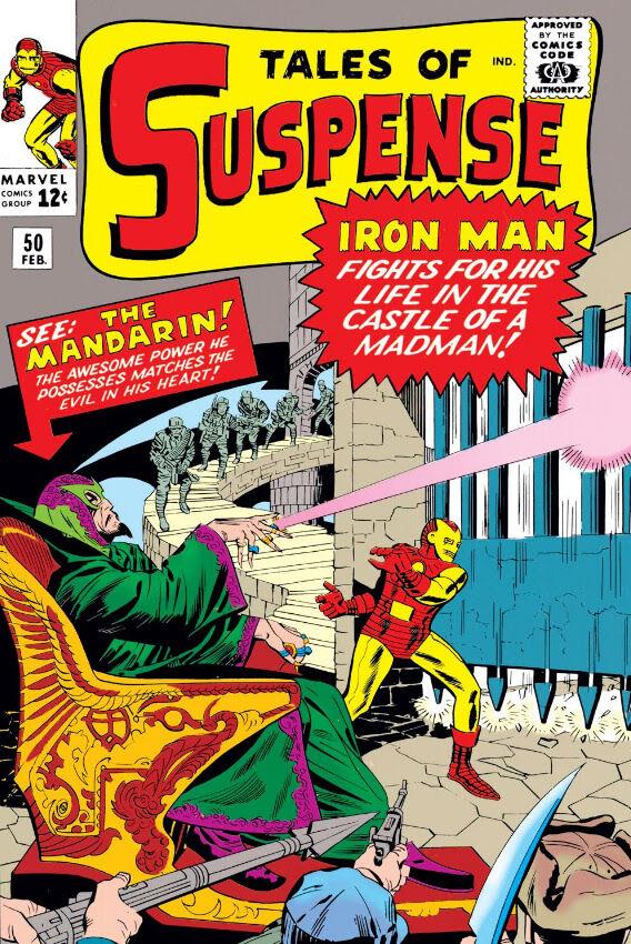 È tempo di conoscere il vero Mandarino La cover del fumetto con Iron Man e il Mandarino