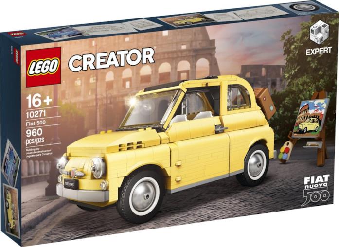 La nuova Fiat 500 di LEGO