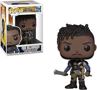 Funko 23350 - Marvel POP Vinile Black Panther Killmonger, 9 cm, Modelli assortiti, 1 pezzo