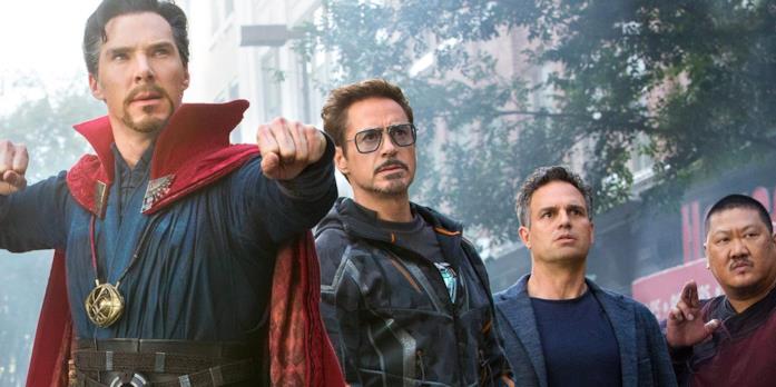 Doctor Strange e gli Avengers Strange in Avengers: Infinity War