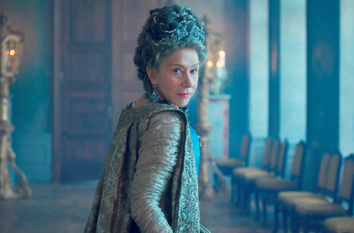 Helen Mirren nella serie TV Caterina la Grande