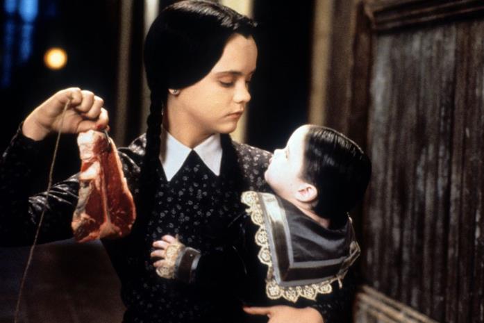 Christina Ricci nei panni di Mercoledì Addams Mercoledì Addams interpretata da una giovane Christina Ricci