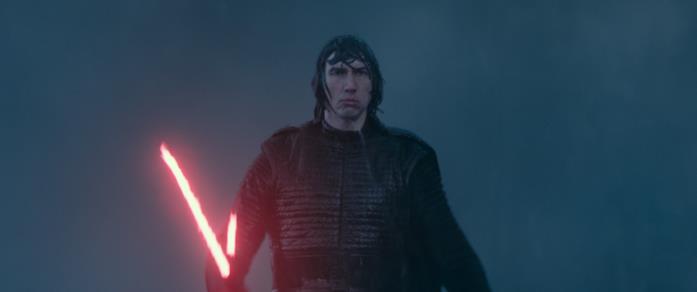 Kylo Ren Adam Driver come Kylo Ren