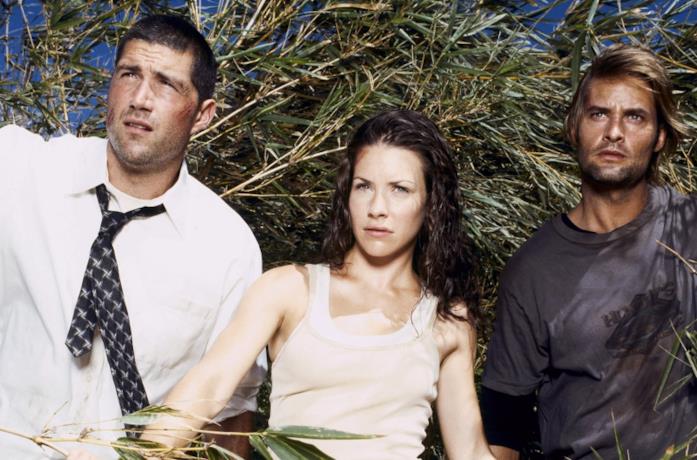Jack, Kate e Sawyer sull'Isola misteriosa I protagonisti di Lost: Matthew Fox, Evangeline Lilly e Josh Holloway