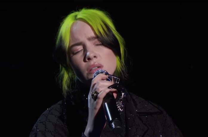 Billie Eilish canta agli Oscar 2020