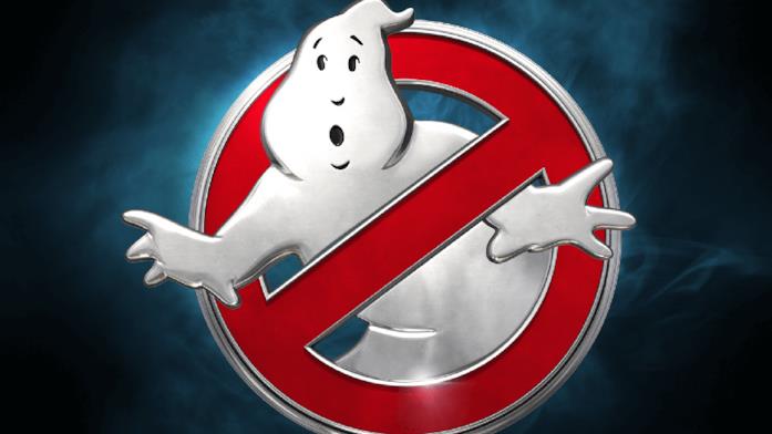 Il logo di Ghostbusters: un divieto rosso che contiene un fantasma bianco
