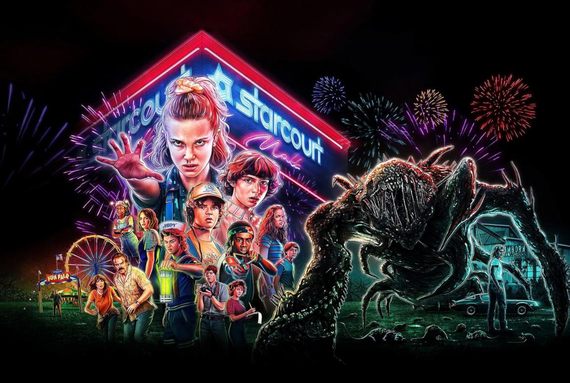 Il poster promozionale di Stranger Things 3