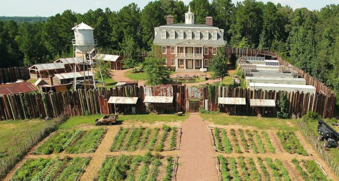 Uno dei set del The Walking Dead Studio Toue Uno dei set che si possono visitare di TWD