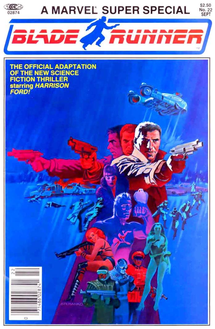 Blade Runner (1982), cover di Jim Steranko Copertina di Jim Steranko per il fumetto di Blade Runner