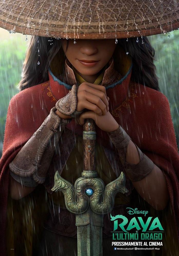 Raya e l'ultimo drago in uscita il 5 marzo su Disney+ Il poster di Raya and the Last Dragon