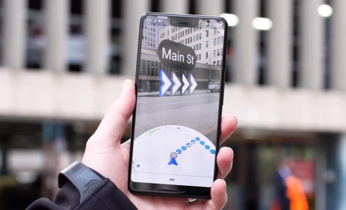 La navigazione in realtà aumentata su Google Maps