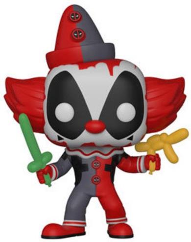 Funko Deadpool Clown-New York Toy Fair Figure Figurina, Multicolore, 9 cm, 31120