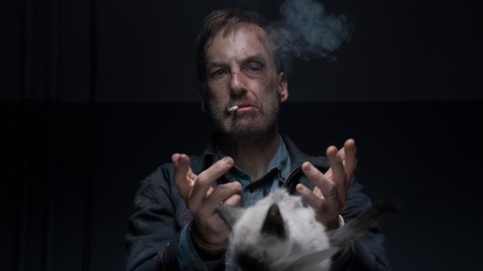 Bob Odenkirk, nei panni di Hutch Mansell in Io Sono Nessuno Primo piano di Bob Odenkirk