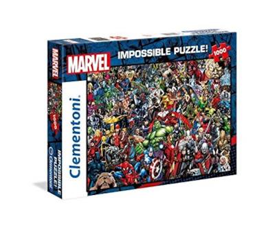 Clementoni Marvel Impossible Puzzle, 1000 Pezzi, 39411