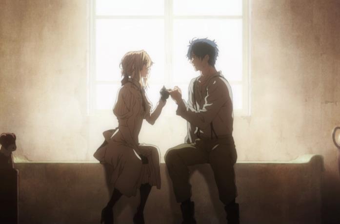 Violet Evergarden e il Maggiore Gilbert Bougainvillea