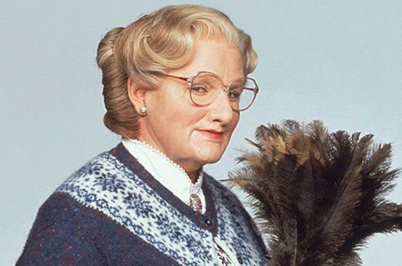 Robin Williams in Mrs Doubtfire