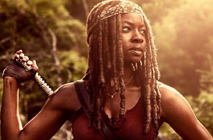 L'attrice Danai Gurira è Michonne nella serie The Walking Dead