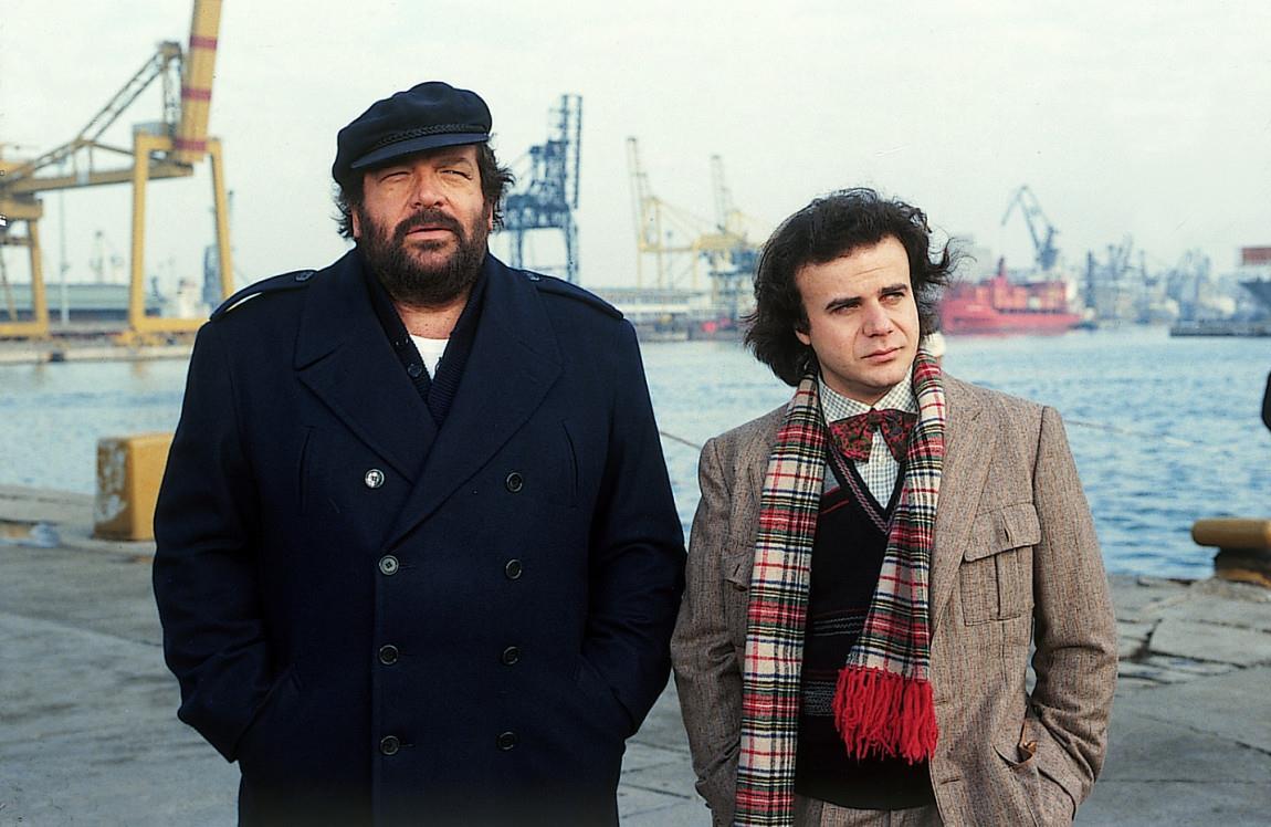Bud Spencer e Jerry Calà nel film Bomber