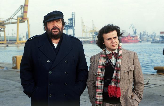 Bud Spencer e Jerry Calà nel film Bomber