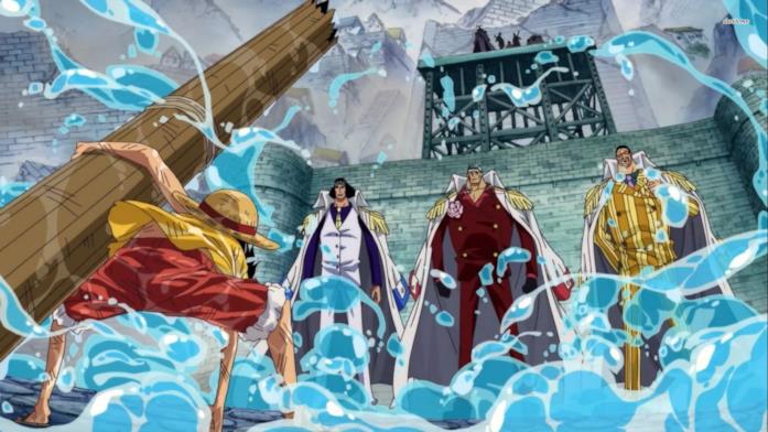 One Piece Marineford One Piece Rufy Ammiragl