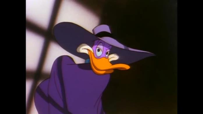 Darkwing Duck è l'alter-ego di Drake Mallard Drake Mallard non ha super poteri, solo tanti gadget e frasi ad effetto