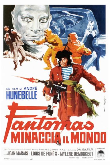 Poster Fantomas minaccia il mondo