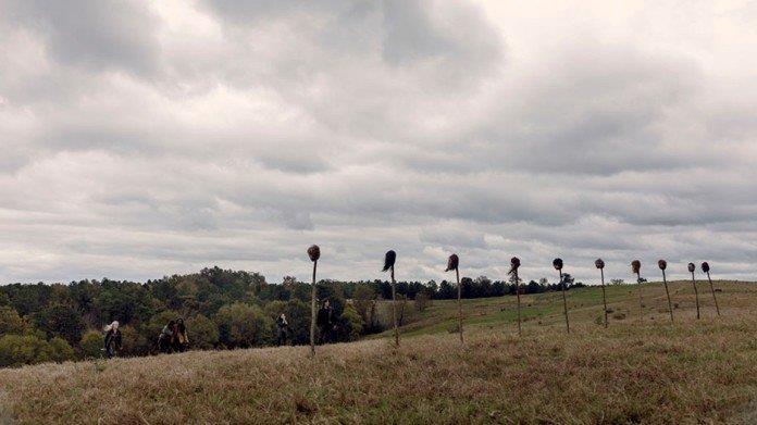 The Walking Dead: la scena delle picche nell'episodio 9x15 The Walking Dead 9x15