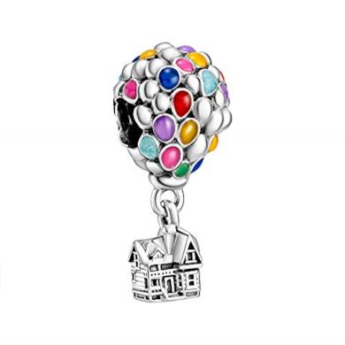 Pandora Disney Up 798962C01 - Charm argento/multicolore, 11 x 23,5 x 11 mm