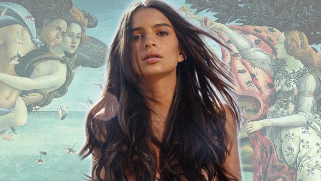 Emily Ratajkowski in primo piano