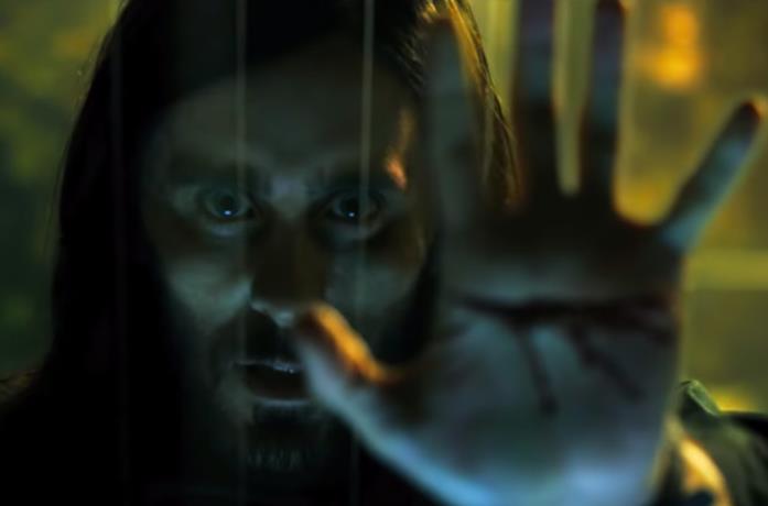Una scena del trailer di Morbius