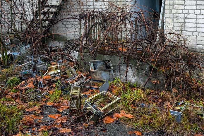 La zona di esclusione di Chernobyl L'abbandono e la desolazione nella zona di esclusione di Chernobyl