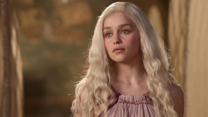 Una delle prime apparizioni di Daenerys Un'immagine della prima stagione di Game of Thrones