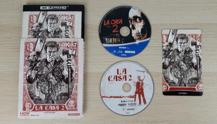 L'edizione italiana in 4K Ultra HD de La Casa 2 L'edizione 4K Ultra HD de La Casa 2