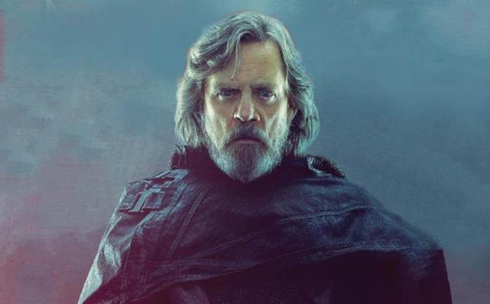 Luke Skywalker in un character poster di Star Wars: Gli Ultimi Jedi