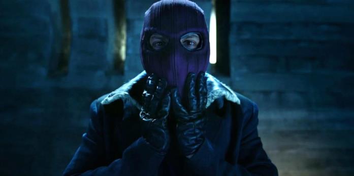 Dove rivedremo Zemo nel MCU? Zemo indossa la maschera viola