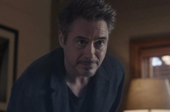 Un'immagine dell'ologramma di Tony Stark
