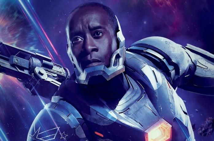 Don Cheadle è War Machine nel character poster di Avengers: Endgame