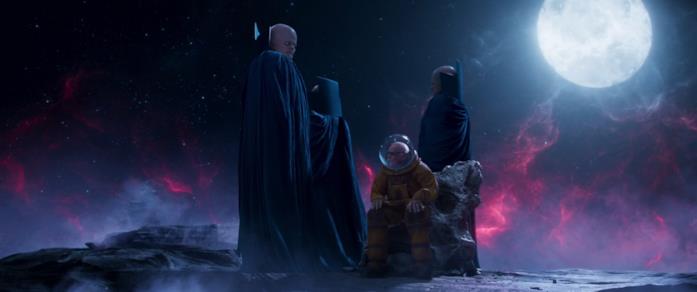 Stan Lee alle prese con gli Osservatori che conferma anni di teorie dei fan Cameo Stan Lee Guardiani della Galassia Vol. 2