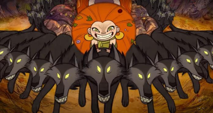 Mebh in Wolfwalkers - Il popolo dei lupi Una scena di Wolfwalkers