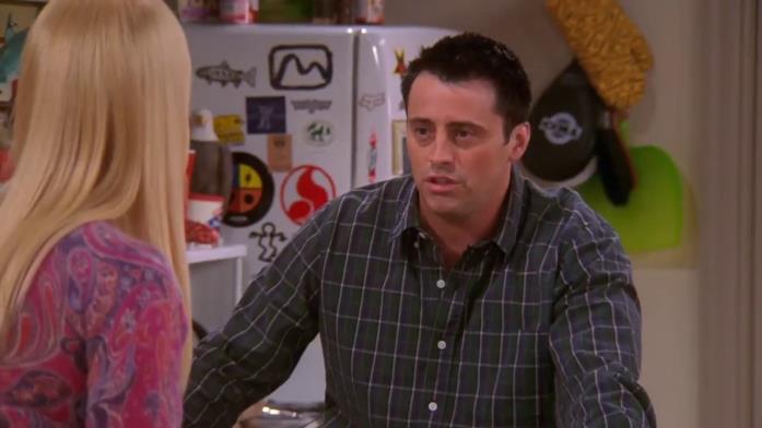 Joey Tribbiani Matt LeBlanc in una scena di Friends