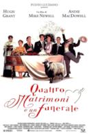 Poster Quattro matrimoni e un funerale