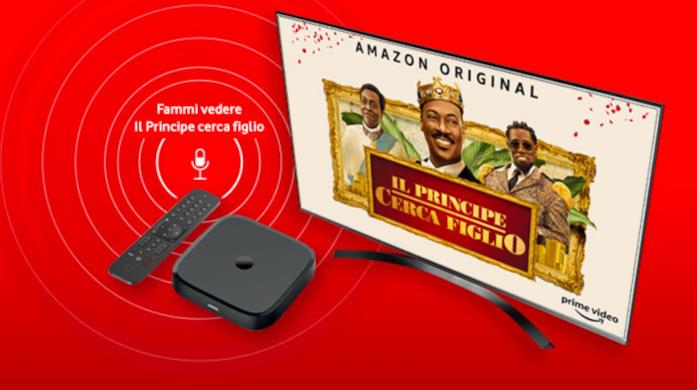 Vodafone TV Box Pro, c'è anche Amazon Prime Video Immagine promozionale di Vodafone TV Box Pro