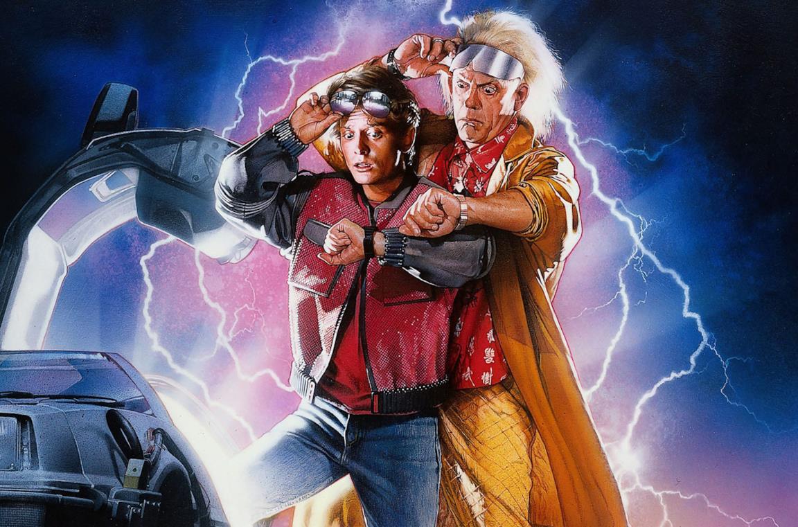Un'immagine della locandina di Ritorno al Futuro Parte II