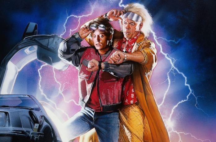 Un'immagine della locandina di Ritorno al Futuro Parte II