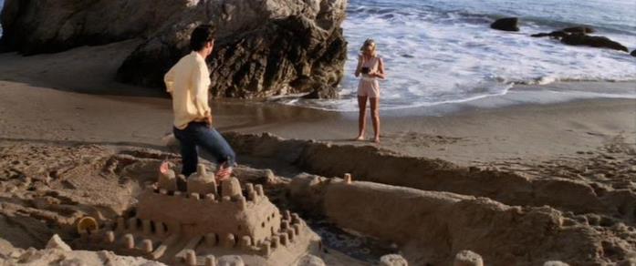 Grease spiaggia Sandy e Danny di Grease in spiaggia
