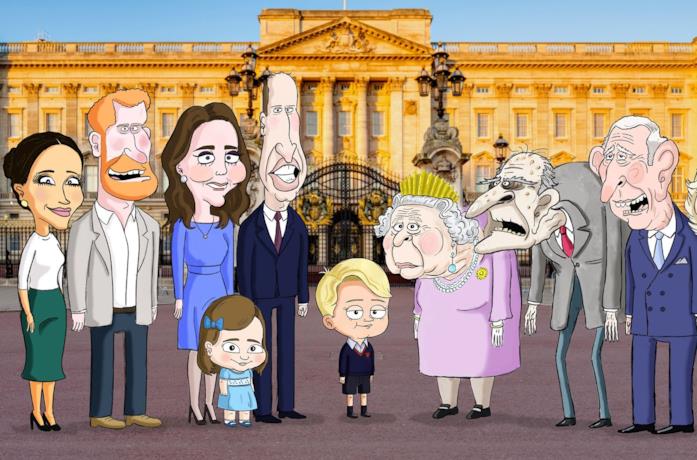I membri della famiglia reale britannica in The Prince