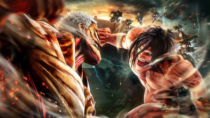 Giganti in lotta in Attack on Titan 2