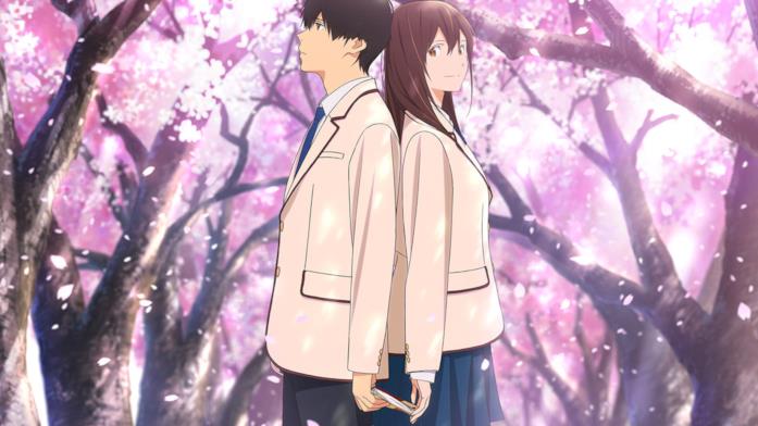 Haruki e Sakura coppia Protagonisti anime voglio mangiare il tuo pancreas