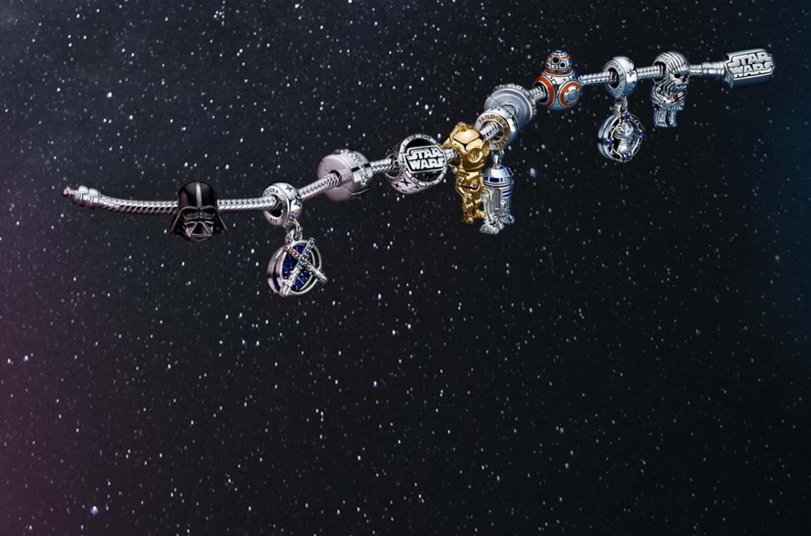 La collezione di gioielli Pandora per Satr Wars
