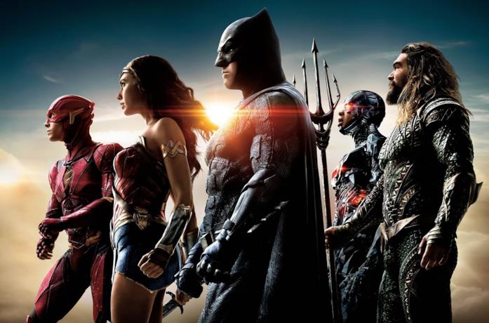 Poster promozionale di Justice League (2017)
